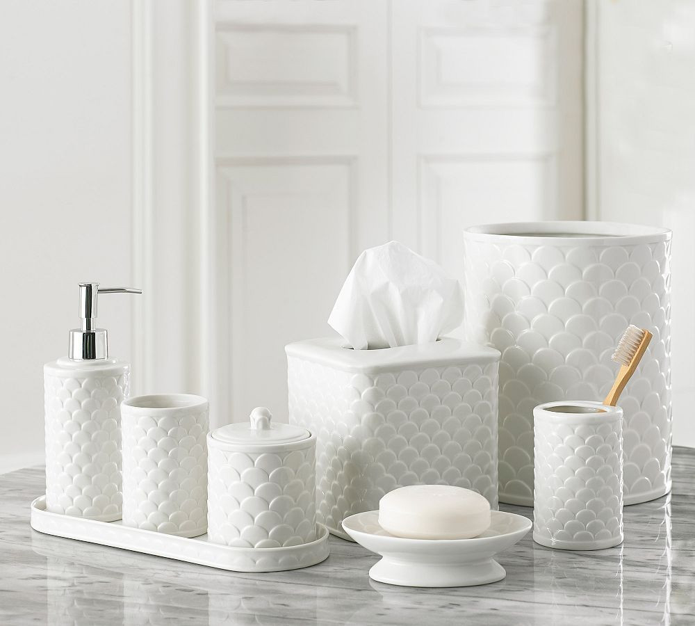 Jolie Porcelain Bathroom Accessories | Pottery Barn (US)