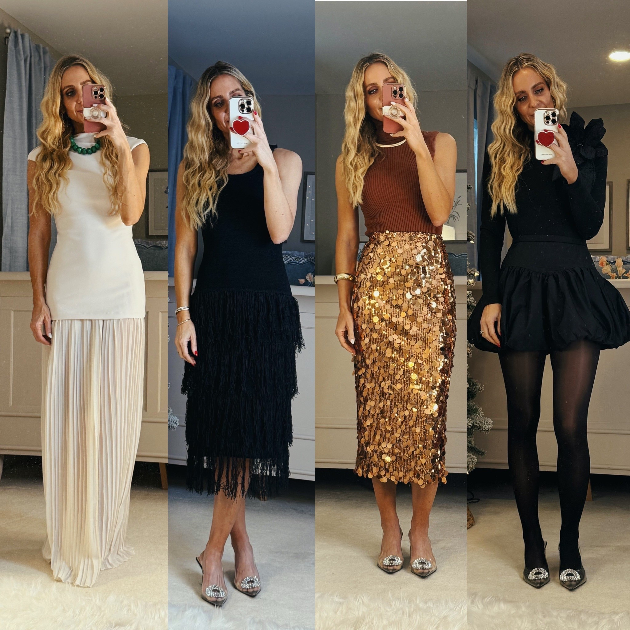 Amazon holiday party outfits. The white dress is not from Amazon, but it’s under $200. It runs small. Other colors available.

#LTKHoliday #LTKCyberWeek #LTKOver40