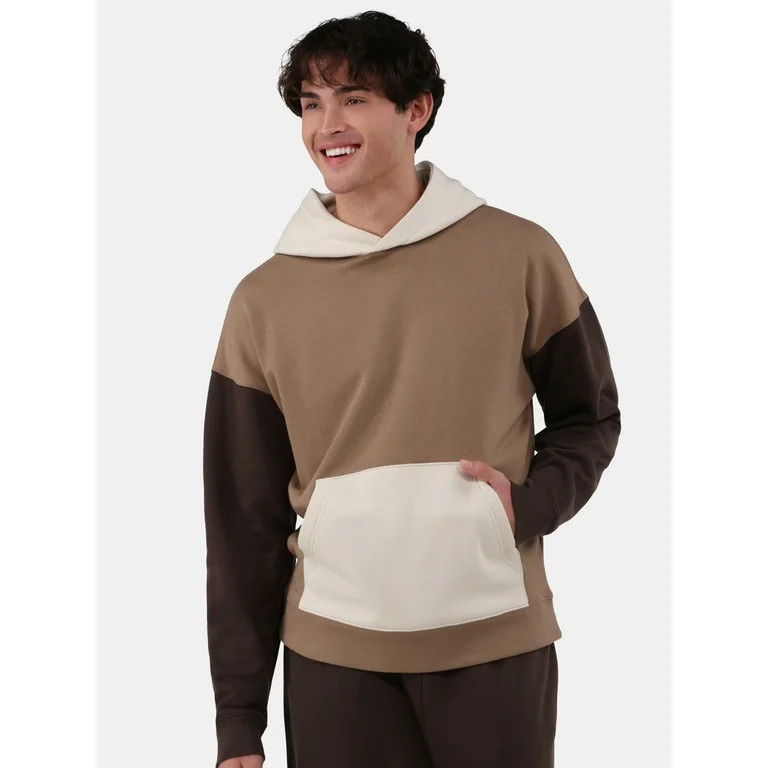 No Boundaries All Gender Oversized Fleece Hoodie with Long Sleeves, Men's Sizes XS-5XL | Walmart (US)