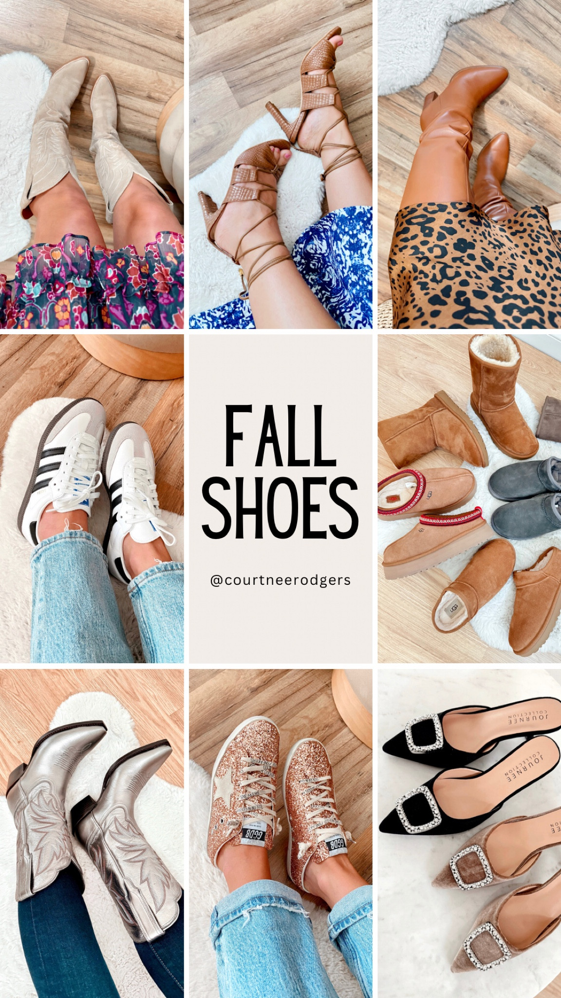 Shoe roundup of shoes you can wear during the Fall that I have and love 😍

Sizing (Size 7.5 in most everything)
•Tecovas Cowboy Boots (size 7.5)
•lace up sandal (I’m a size 7.5 but I got a size 7)
•Brown Marc fisher boots (size 7.5)
•Samba (size M6/W7)
•Ugg tazz (size 8–size up), Ugg boots (size 7)
•Silver Boots (size 7.5–you can size down 1/2 size if in between)
•Golden Goose (size 38)
•Rhinestone Mule (size 7.5–don’t size up)

Fall fashion, Ugg boots, adidas samba, golden goose, cowboy boots, western boots, styling tips


#LTKshoecrush #LTKsalealert #LTKfindsunder100