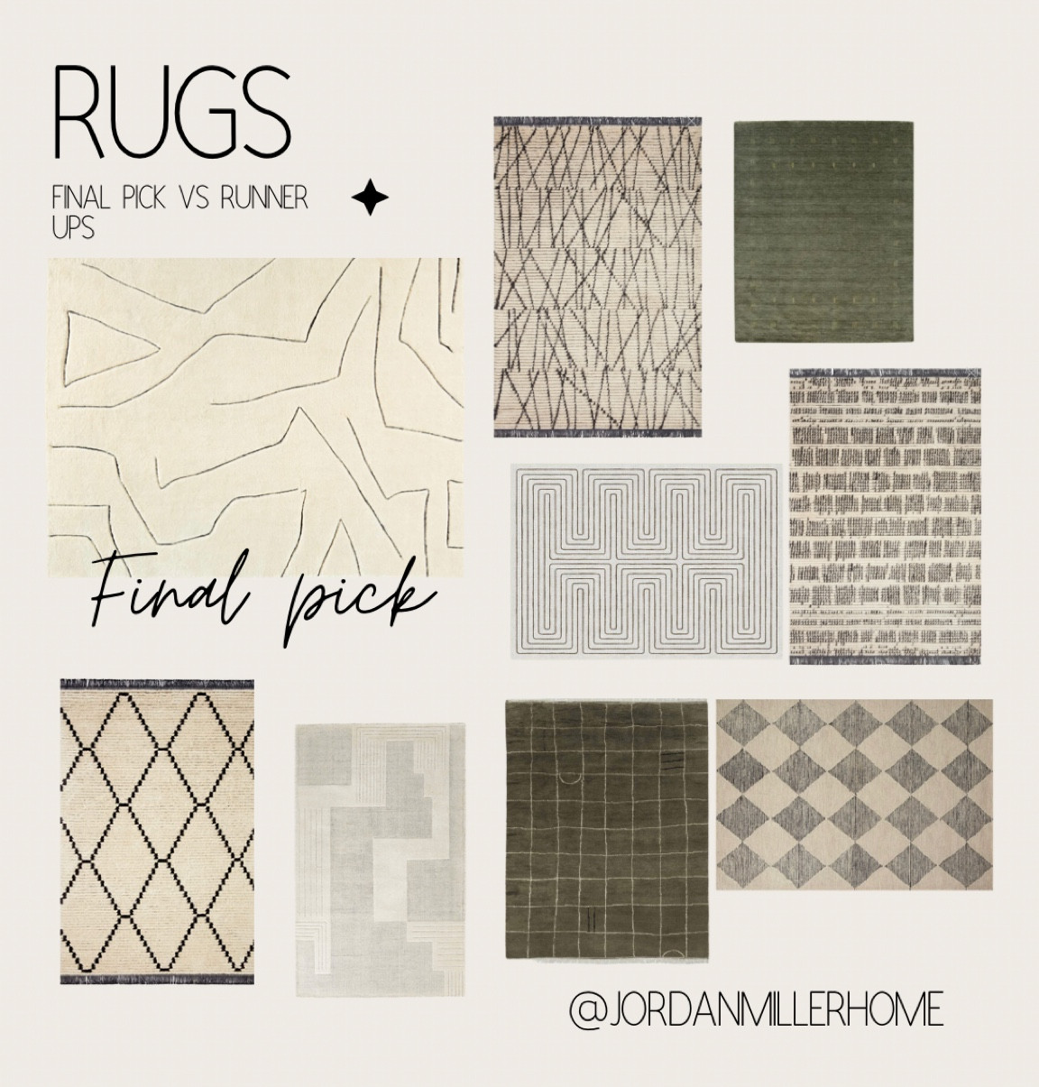 Living room rugs - see my final pick + the rugs I loved and considered!

#LTKhome #LTKstyletip #LTKFind