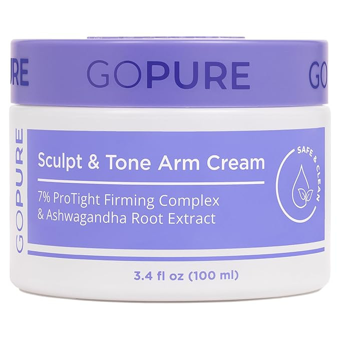 goPure Sculpt & Tone Arm Cream – Firming And Tightening Cream For The Arms, Smooths The Look Of... | Amazon (US)