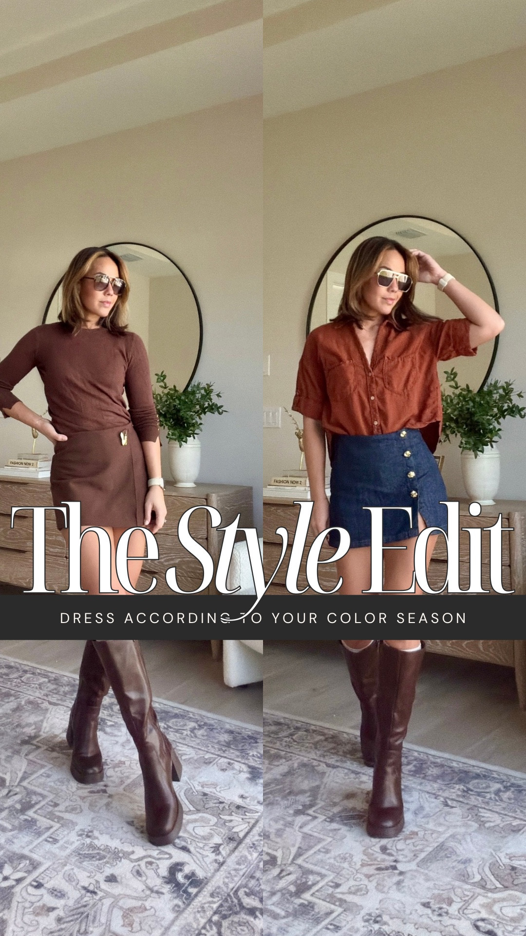 Brown is the new Black 🤎 (For my skin tone anyways) If you’re a warm Autumn, this color palette is for you ✨👌

#LTKgrwm #LTKootd #LTKSeasonal