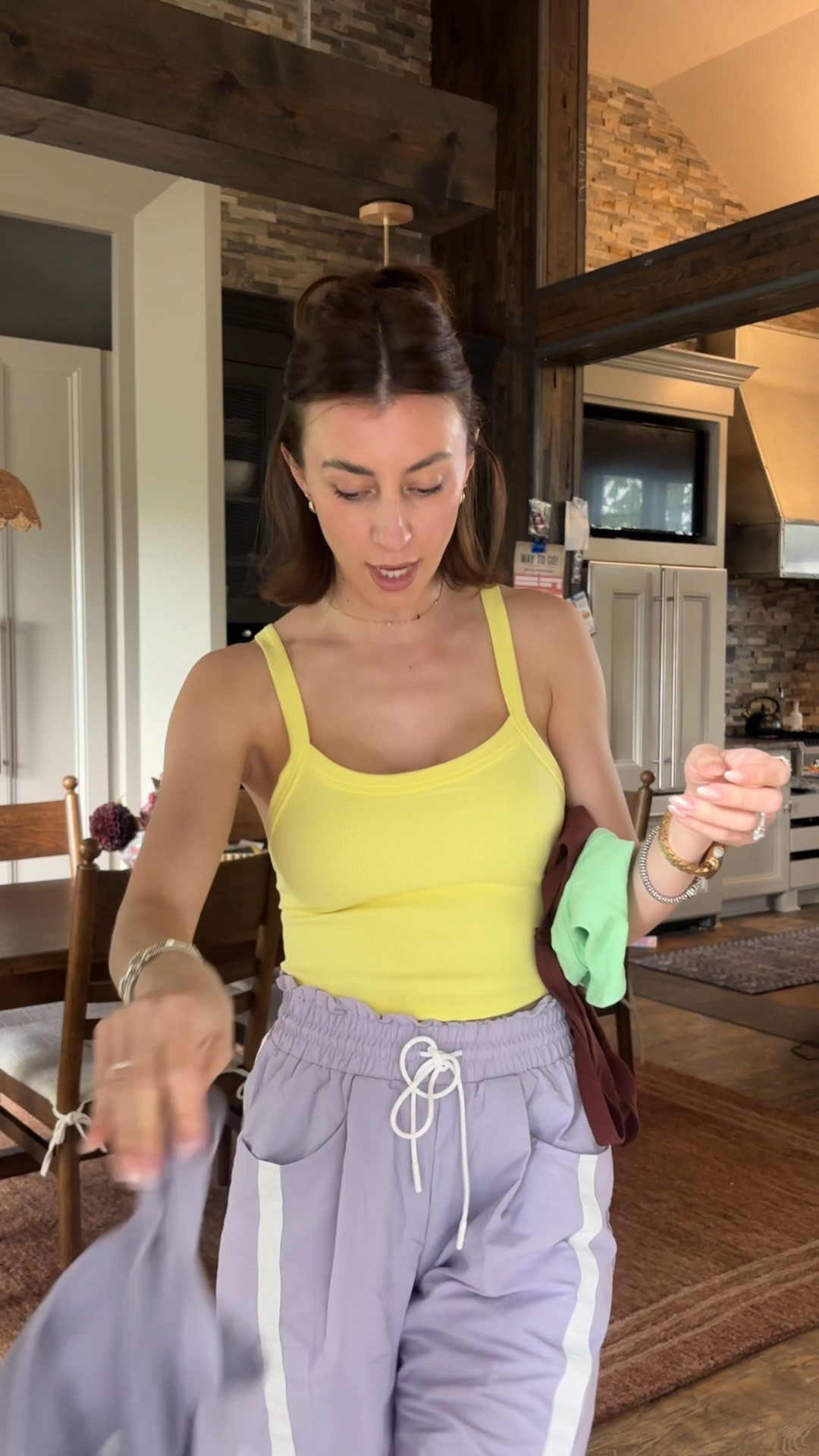 The CUTEST tanks!! Free people lookalike from Amazon. I’m wearing a size XS/S
