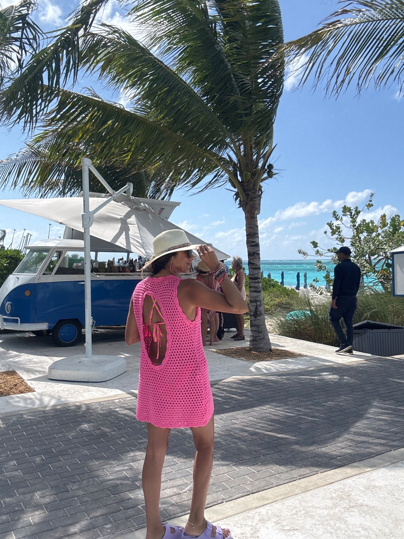 Still dreaming in turquoise… Turks & Caicos, you were magic. Loving this coverup! 

#LTKSwim #LTKSeasonal #LTKFindsUnder50
