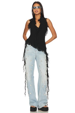 Mirae Joya Top in Noir from Revolve.com | Revolve Clothing (Global)