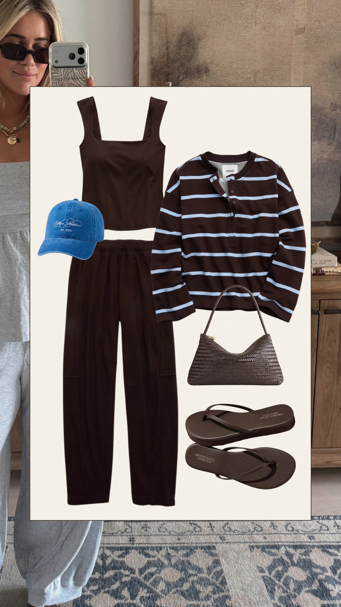 @Aerie outfit! Love blue and brown color combo🤎🦋

#LTKMidsize #LTKSaleAlert