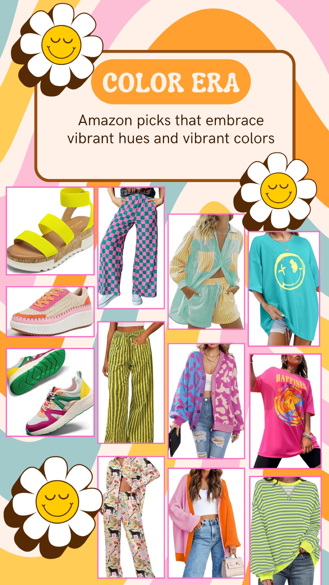 I’m embracing vibrant hues and playful patterns in this season of life. I curated some cheerful items sure to match your mood!

#colorera #colorpop 

#LTKBeauty #LTKFindsUnder50 #LTKStyleTip