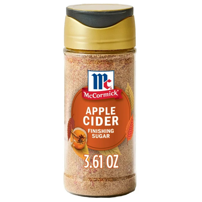 McCormick Apple Cider Finishing Sugar, 3.61 oz Bottle - Walmart.com | Walmart (US)