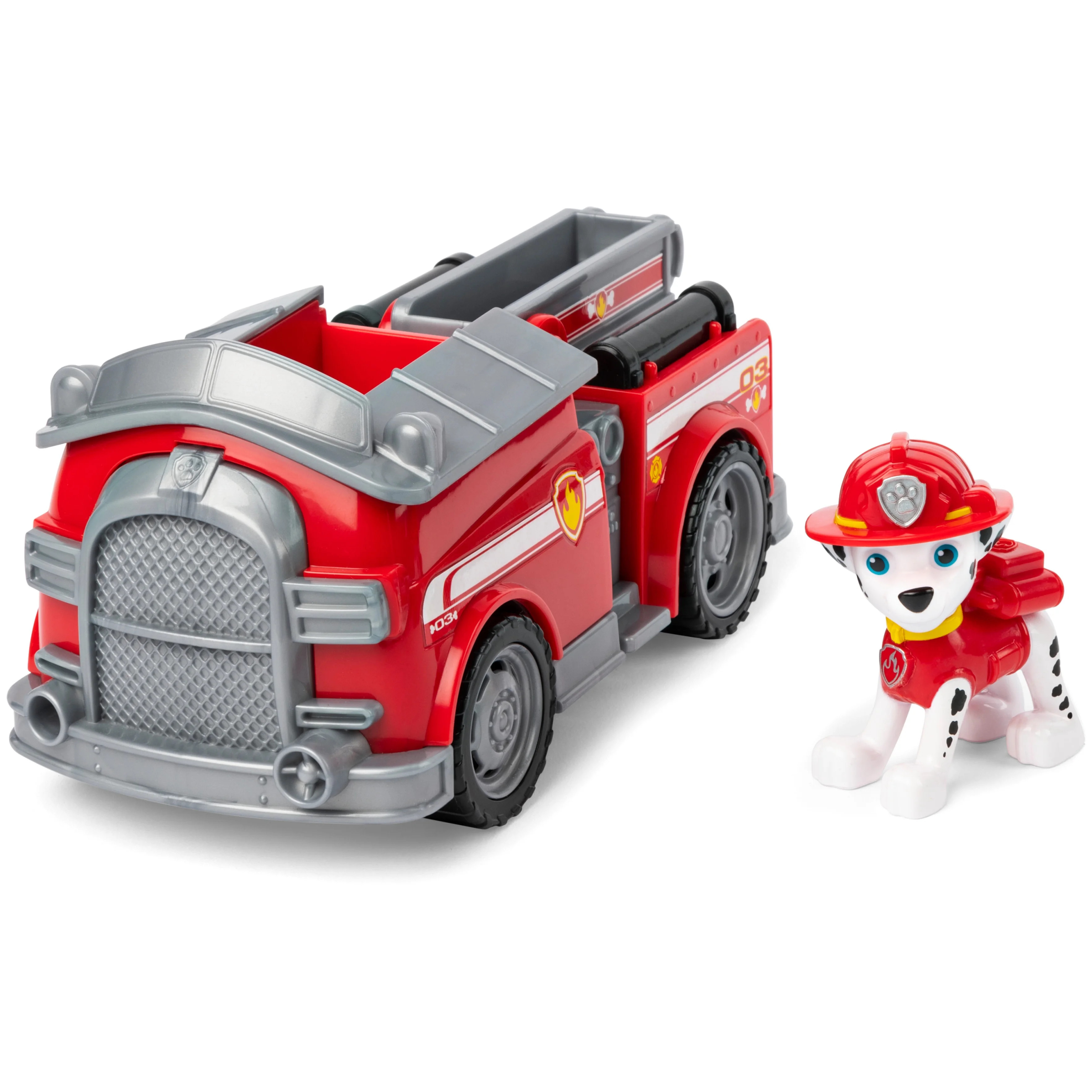PAW Patrol, Marshall’s Fire Engine Vehicle with Collectible Figure - Walmart.com | Walmart (US)