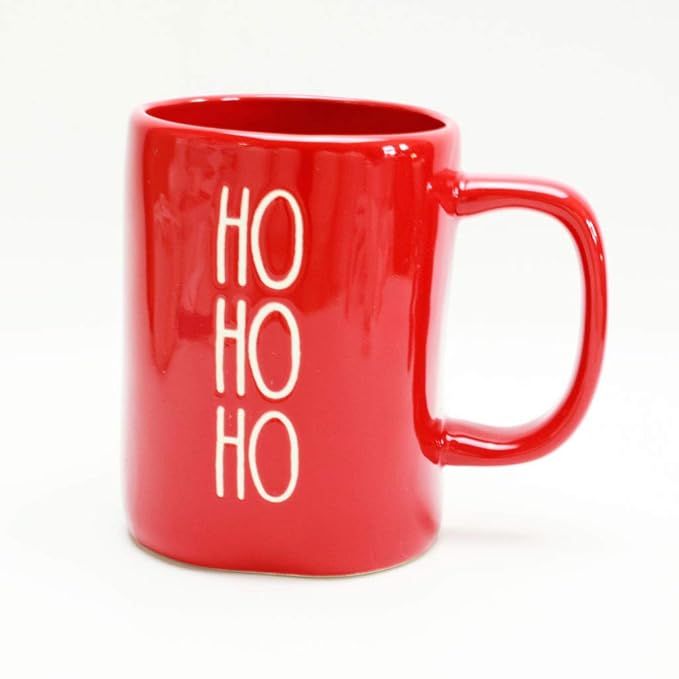 Rae Dunn Ho Ho Ho Red Christmas Mug | Amazon (US)