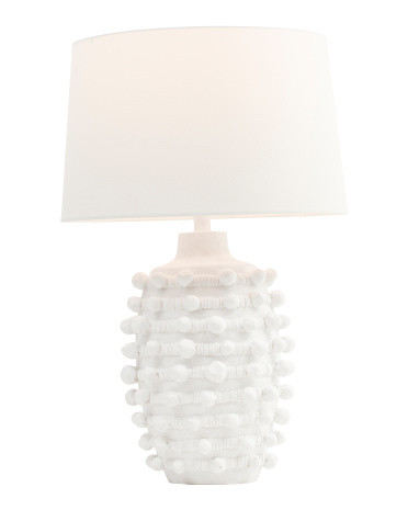 29in Organic Textured Ball Table Lamp | TJ Maxx