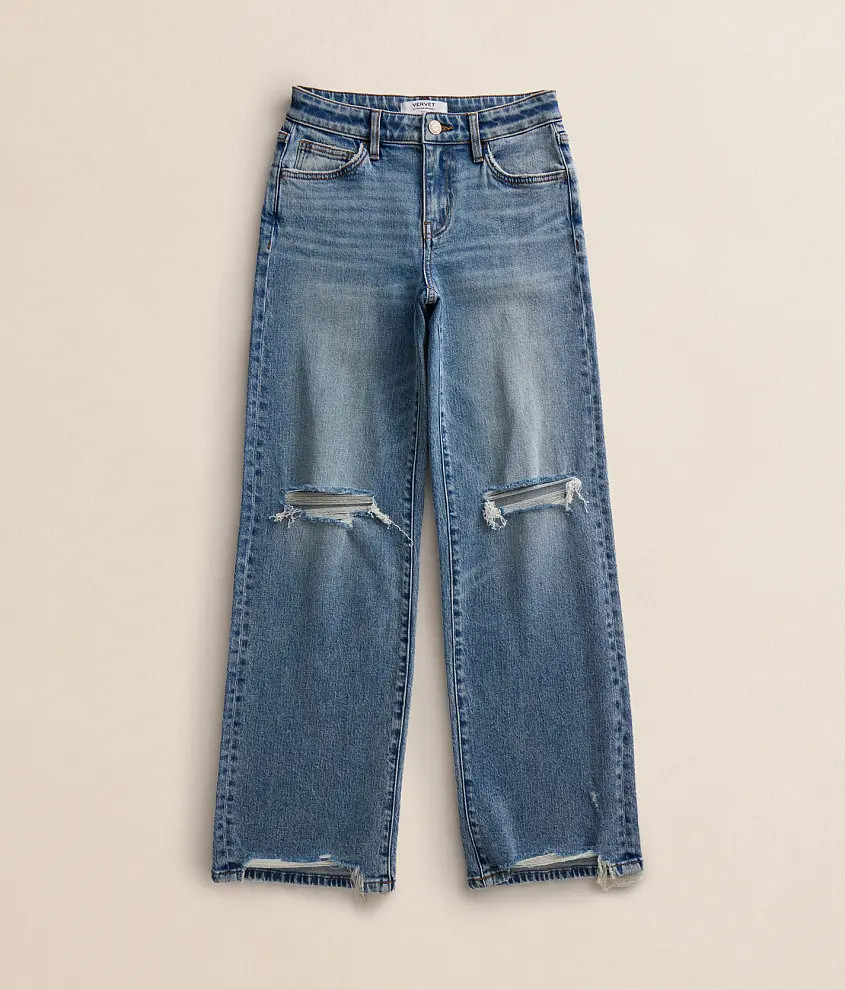 Girls - Mini Kris Baggy Wide Jean | Buckle