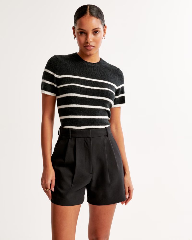 Women's A&F Sloane Tailored Short | Women's Matching Sets | Abercrombie.com | Abercrombie & Fitch (US)