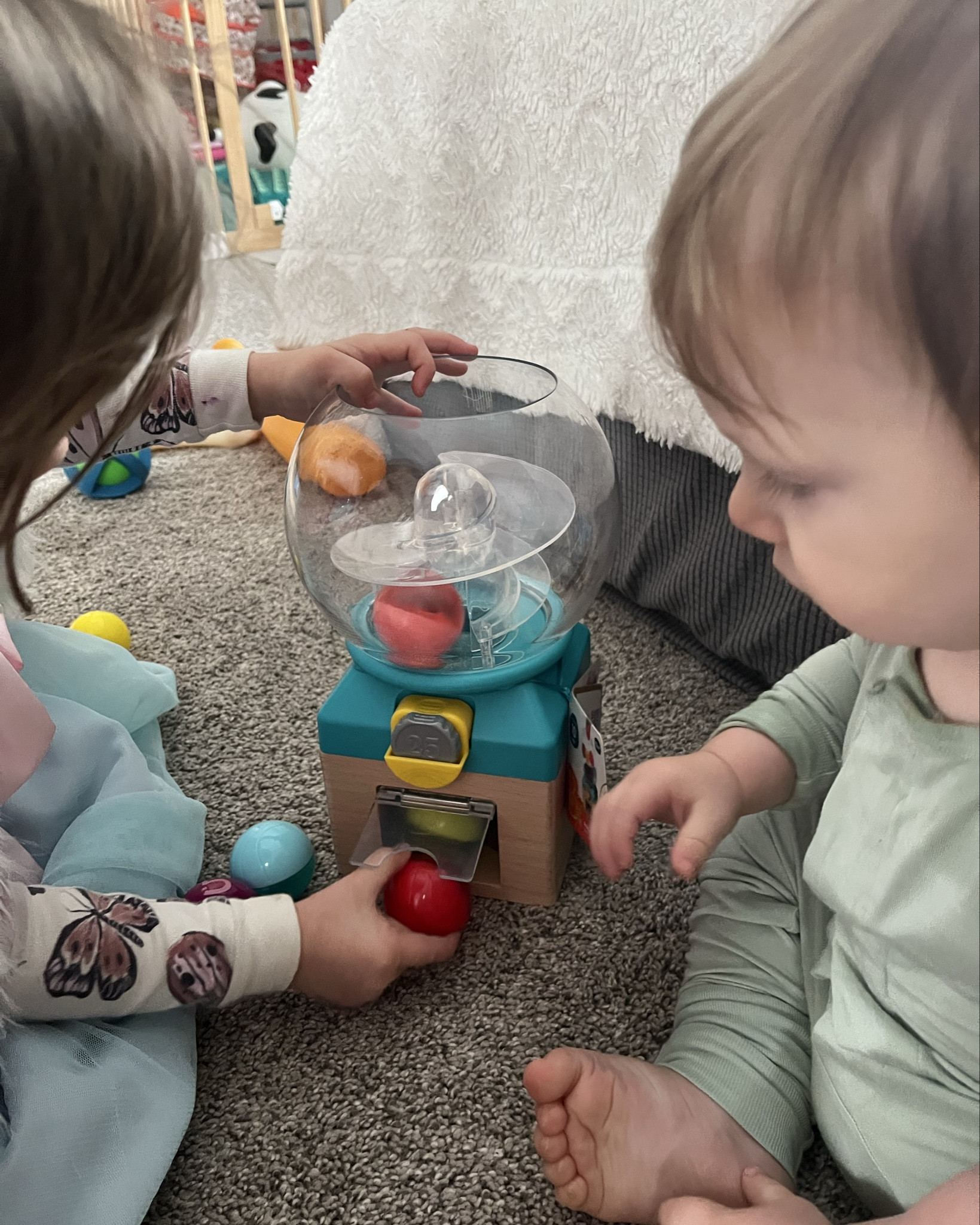 What to get a 1 year old when you already have all the 1 year old toys…. 

We got Nolan these things for his first birthday! 
-basketball hoop (great toy to grow into that sister and him can play together with!)
-Car track (another toy he’ll grow into, but already enjoys now!) * ours is a hand me down, so I can’t link that exact one! Linked this years version! 
-this cute “gumball” machine. Little guy loves balls and this has lots of fun aspects for cause and effect and fine motor development. Balls drop in and spin, then baby pushes the little coin to release them down and out the little window on the bottom!  




#LTKKids #LTKBaby #LTKGiftGuide