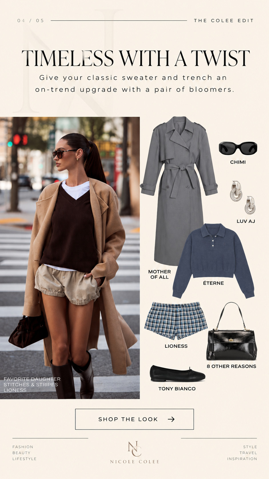 Classic trench, cozy knit, and… bloomers?! Oh, we’re having fun with fashion now. 🤎✨ I love taking timeless wardrobe staples and throwing in something completely unexpected. A little preppy, a little playful, and definitely not boring.

Proof that great style doesn't always mean playing by the rules. Shop the entire look below!

#FallOutfitIdeas #TrenchCoatStyle #ModernClassics #TheColeeEdit #LTKFashion 

 #LTKdayinmylife #LTKgrwm #LTKootd