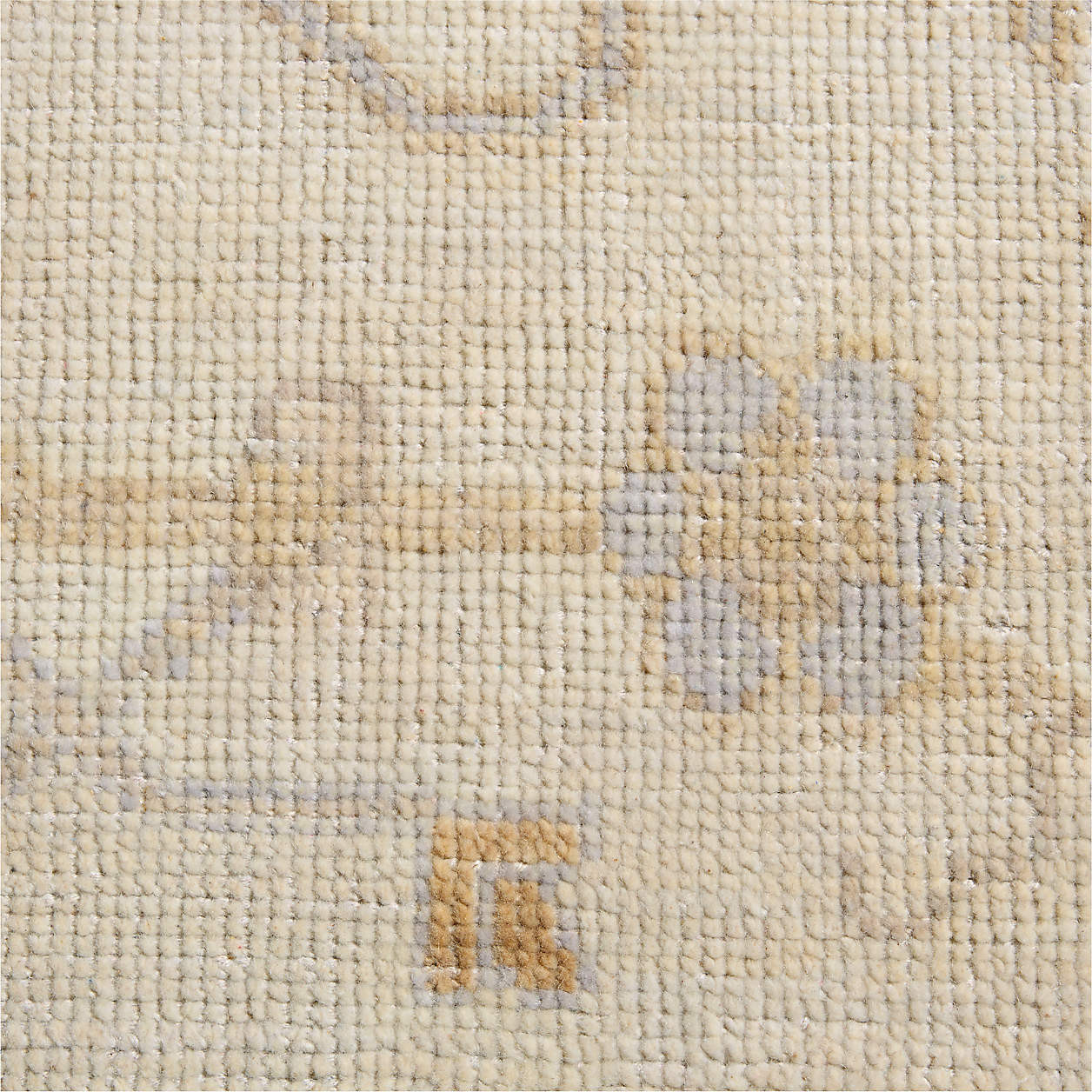 Lisse Wool Traditional Hand-Knotted Blue Area Rug 8'x10' | Crate & Barrel | Crate & Barrel