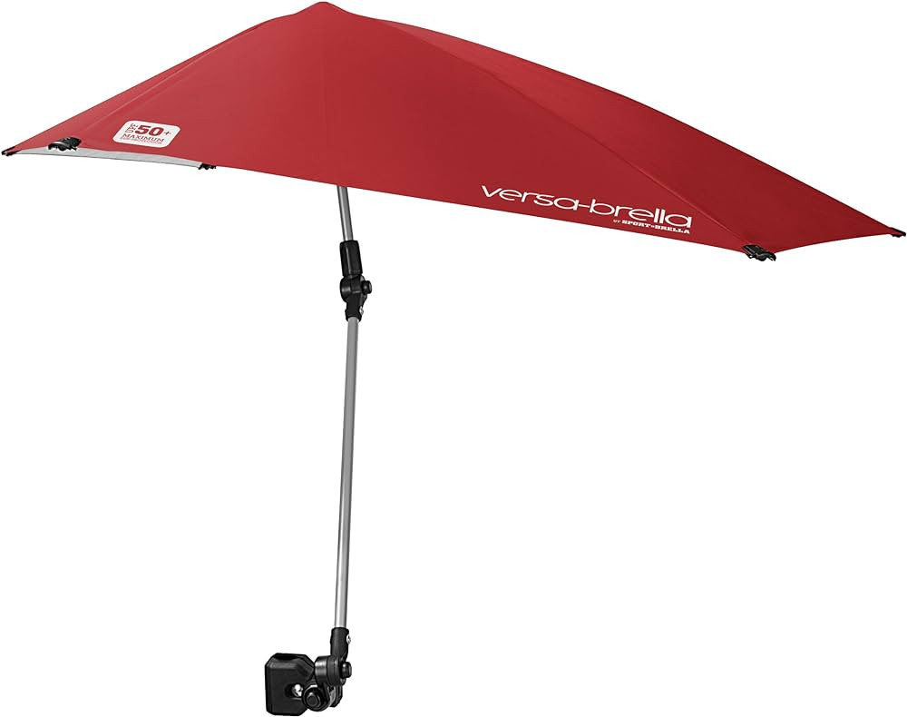 Versa-Brella UPF 50+ Personal Sun Shade - Portable Umbrella for Sports & Outdoors - Secure Clamp,... | Amazon (US)