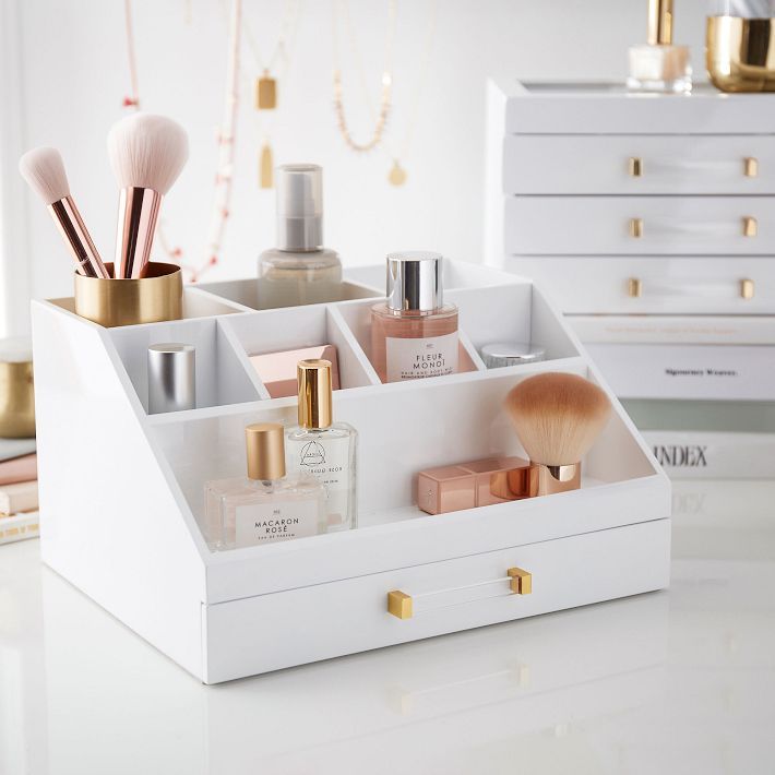 Elle Lacquer Makeup Organizer | Pottery Barn Teen