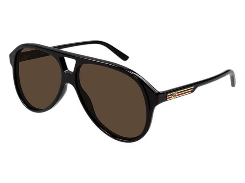 Men's Gucci Aviator Sunglasses in Black (Gg1286S 001) | StockX