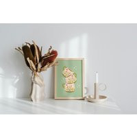 Sage Green Kitchen Prints | Grey Home Decor Stack Of Mugs Print Tea Or Coffee Poster A5 A4 A3 A2 Cottage Core Handmade | Etsy (US)