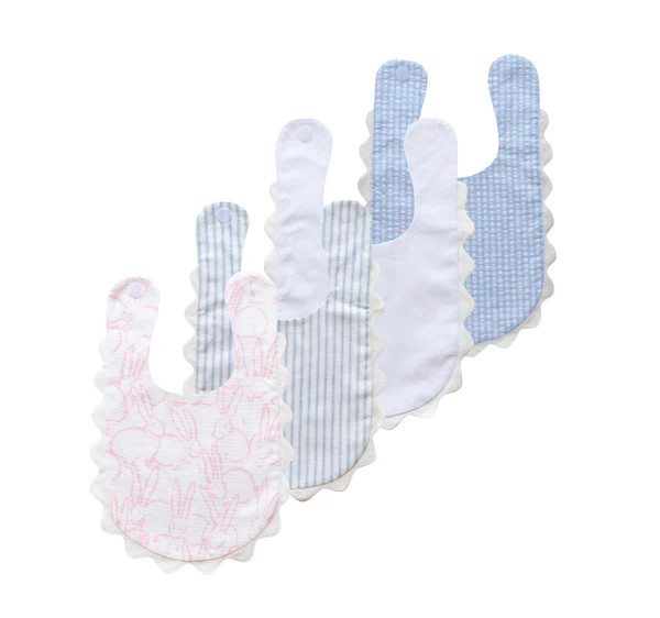 Scalloped Baby Bib | Fig and Dove