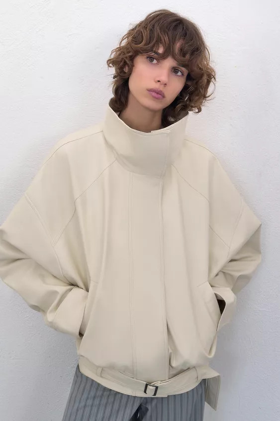 FAUX LEATHER BOMBER JACKET | Zara Canada