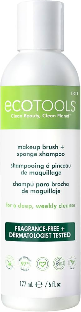 EcoTools Professional Makeup Cleaner for Makeup Brushes, Brush and Makeup Beauty Sponge Cleansing... | Amazon (US)