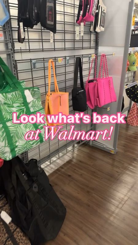 $20 neoprene bags are back at Walmart! 4 colors. 


#LTKitbag #LTKSeasonal #LTKfindsunder50
