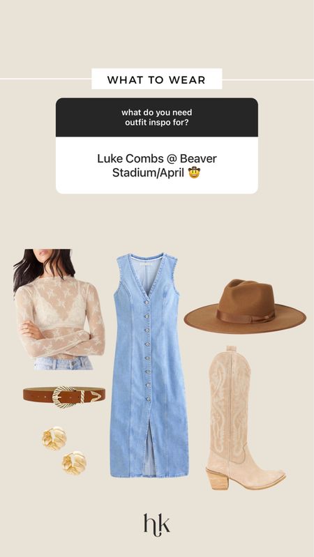 Luke combs country concert outfit for cooler weather 

#LTKstyletip #LTKSeasonal #LTKFestival