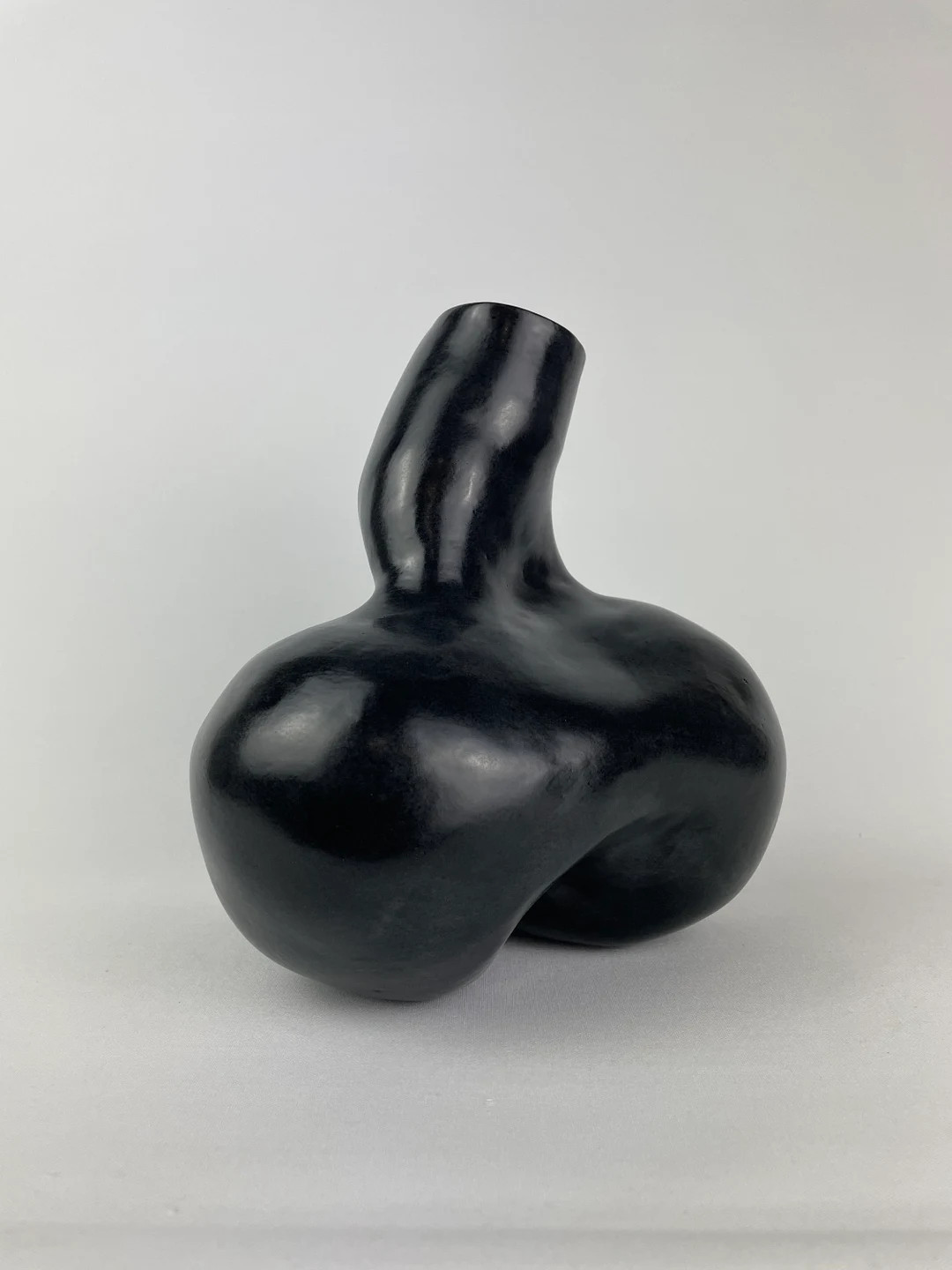 Sculptural Black Vase Contemporary Design Unique and Original Piece of Art - Etsy | Etsy (US)