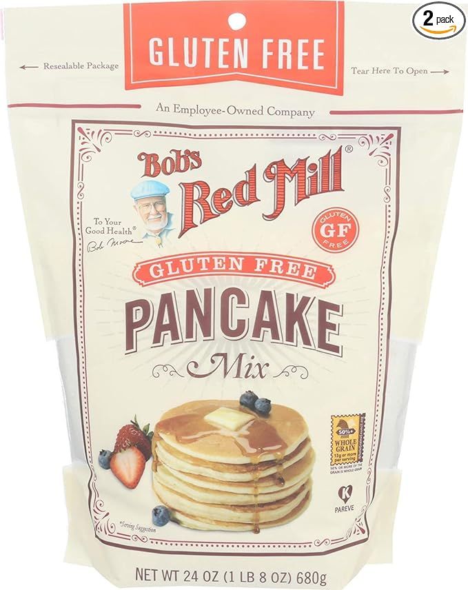 Bob's Red Mill Gluten Free Pancake Mix - 22 oz - 2 pk | Amazon (US)