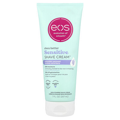 EOS, Shea Better™, Sensitive Shave Cream™, Colloidal Oatmeal, 7 fl oz (207 ml ) | iHerb