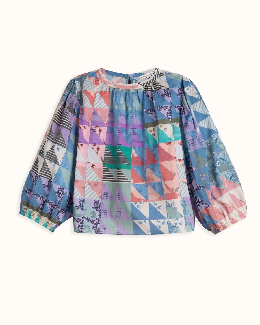 Mimi Pastels Geo Top | Ophelia & Indigo