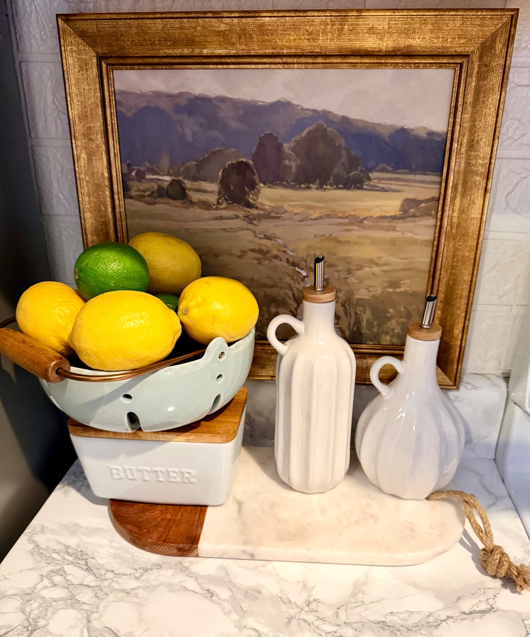 Target homevfinds to brighten up my kitchen. The framed art is so beautiful and 30% off now. 

@target
Target decor, target haul, target kitchen decor 

#LTKHome  #LTKSeasonal

#LTKSaleAlert