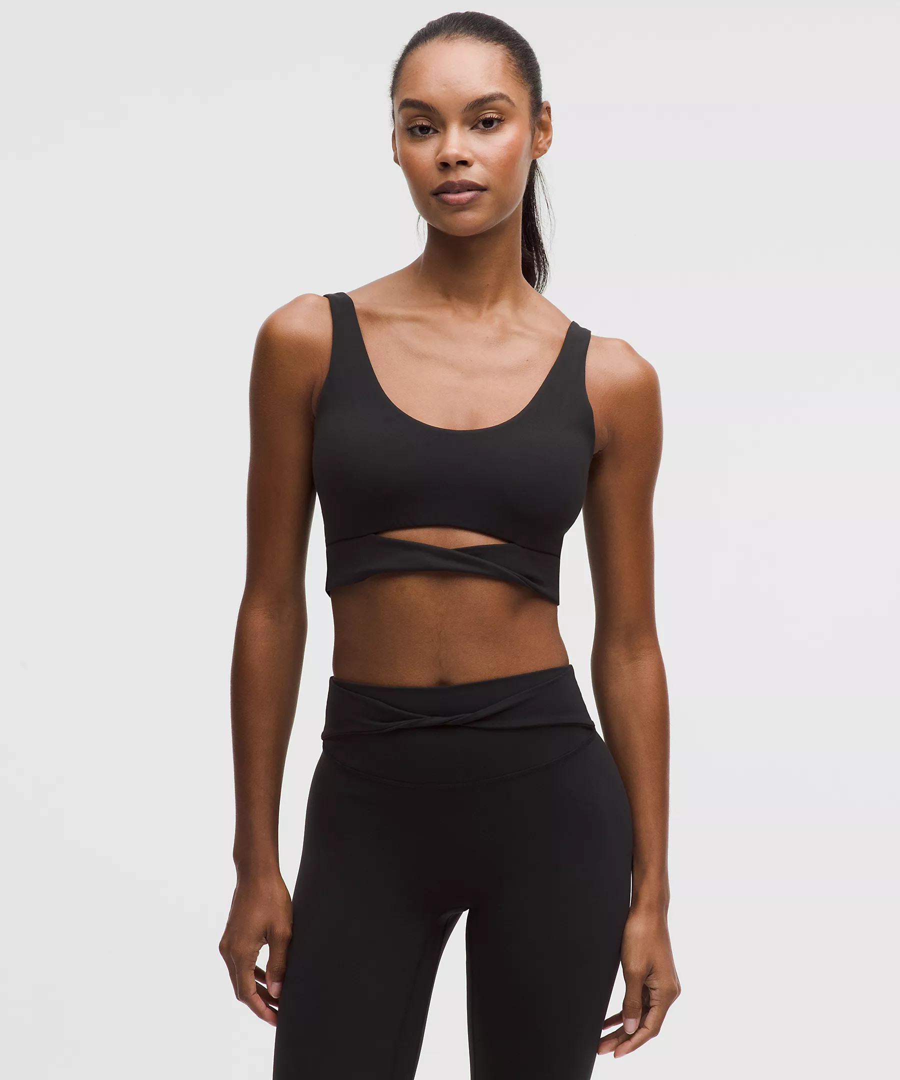 Nulu Twist-Front Scoop-Neck Bra | Lululemon (US)