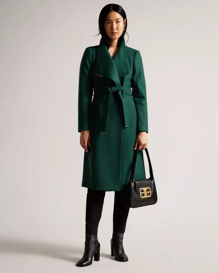 Wool wrap coat curated on LTK