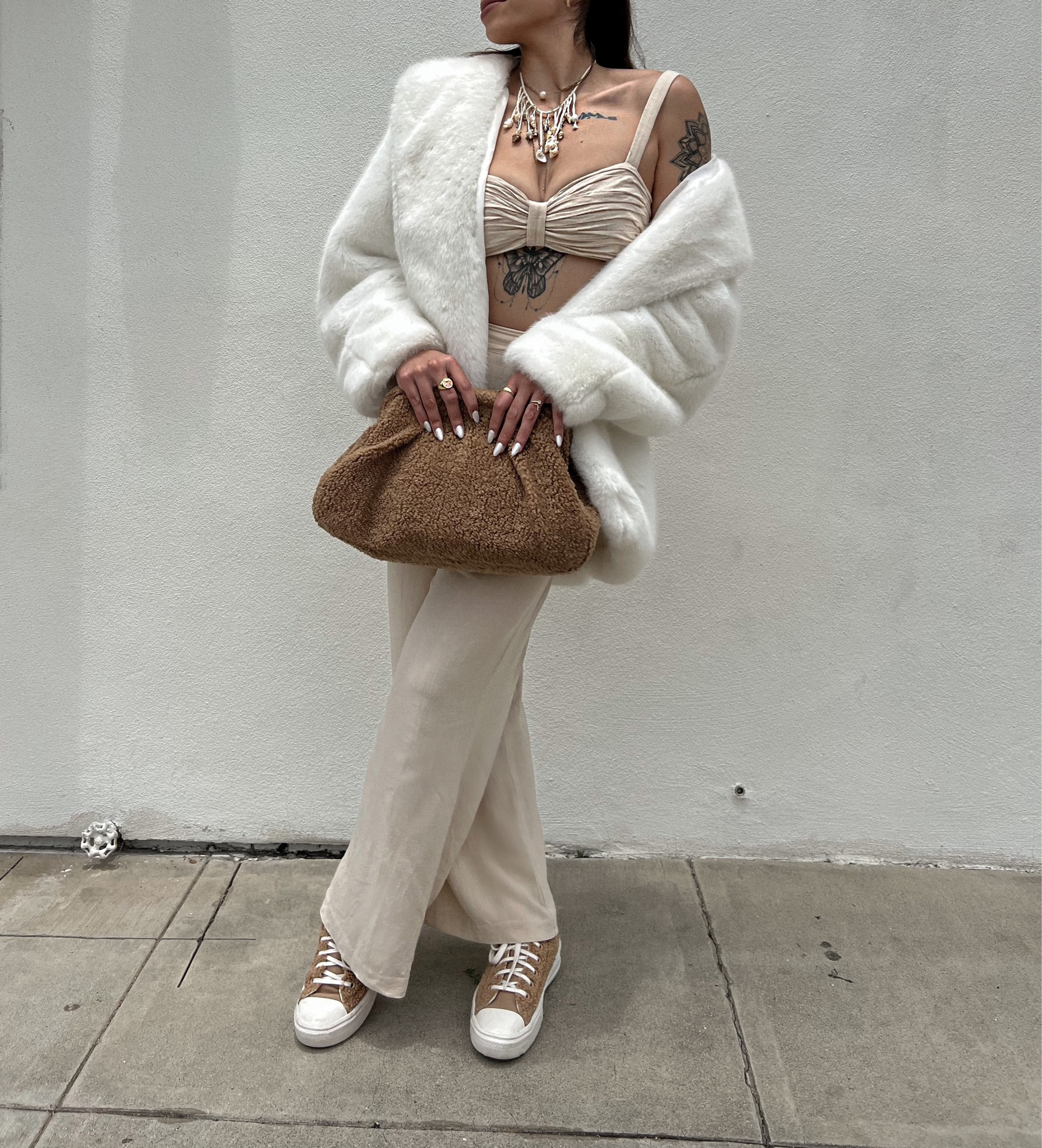 Outfit inspo for this June Gloom in California☁️ neutral as always🤍

#LTKfit #LTKitbag