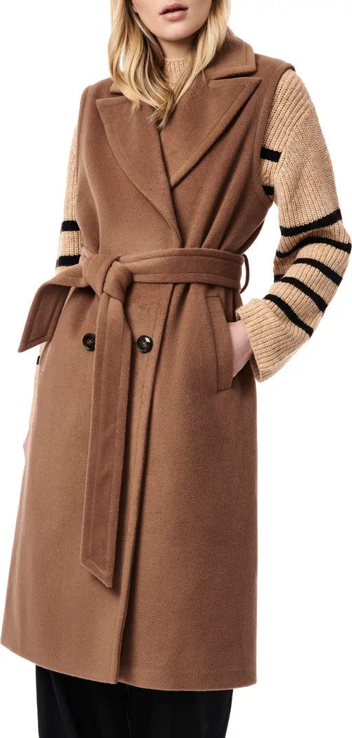 Bernardo Double Breasted Longline Vest | Nordstrom | Nordstrom