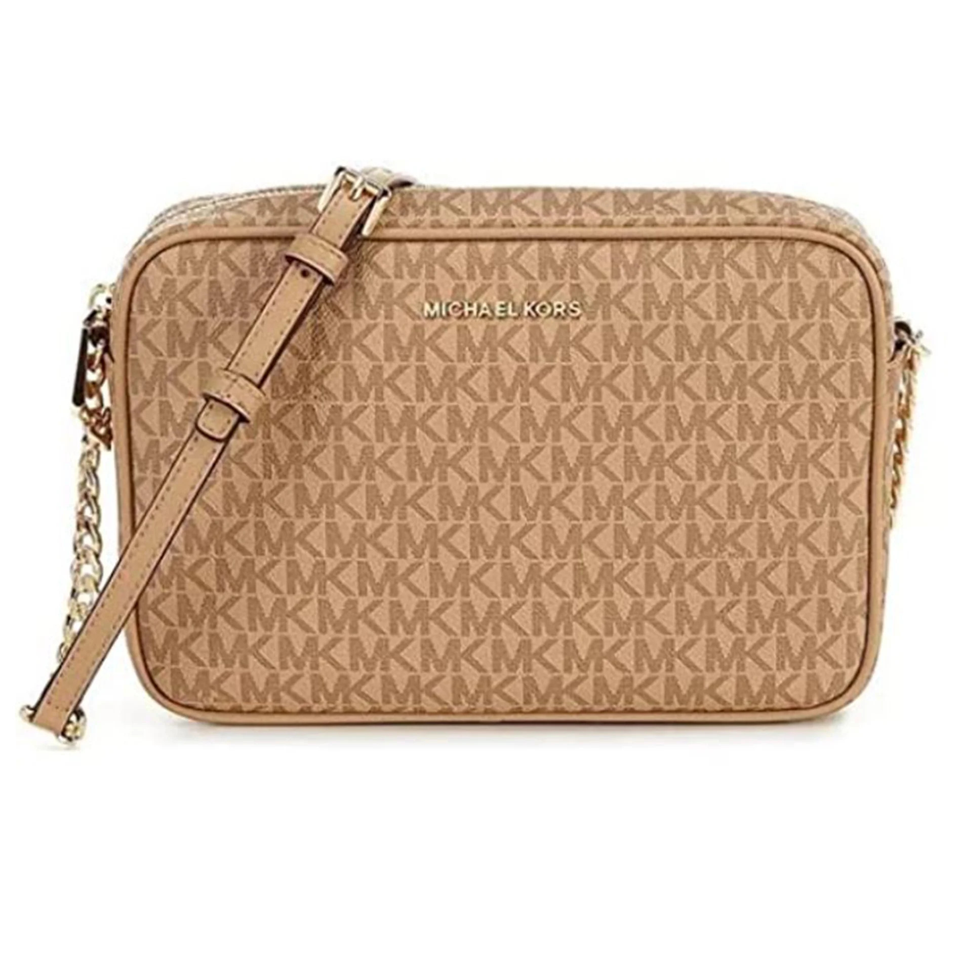 Michael Kors Women's Crossbody Messenger and Shoulder Bag, Camel Multi | Walmart (US)