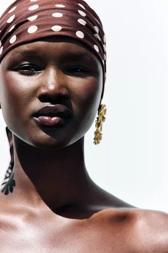 METAL FLOWER EARRINGS | Zara US