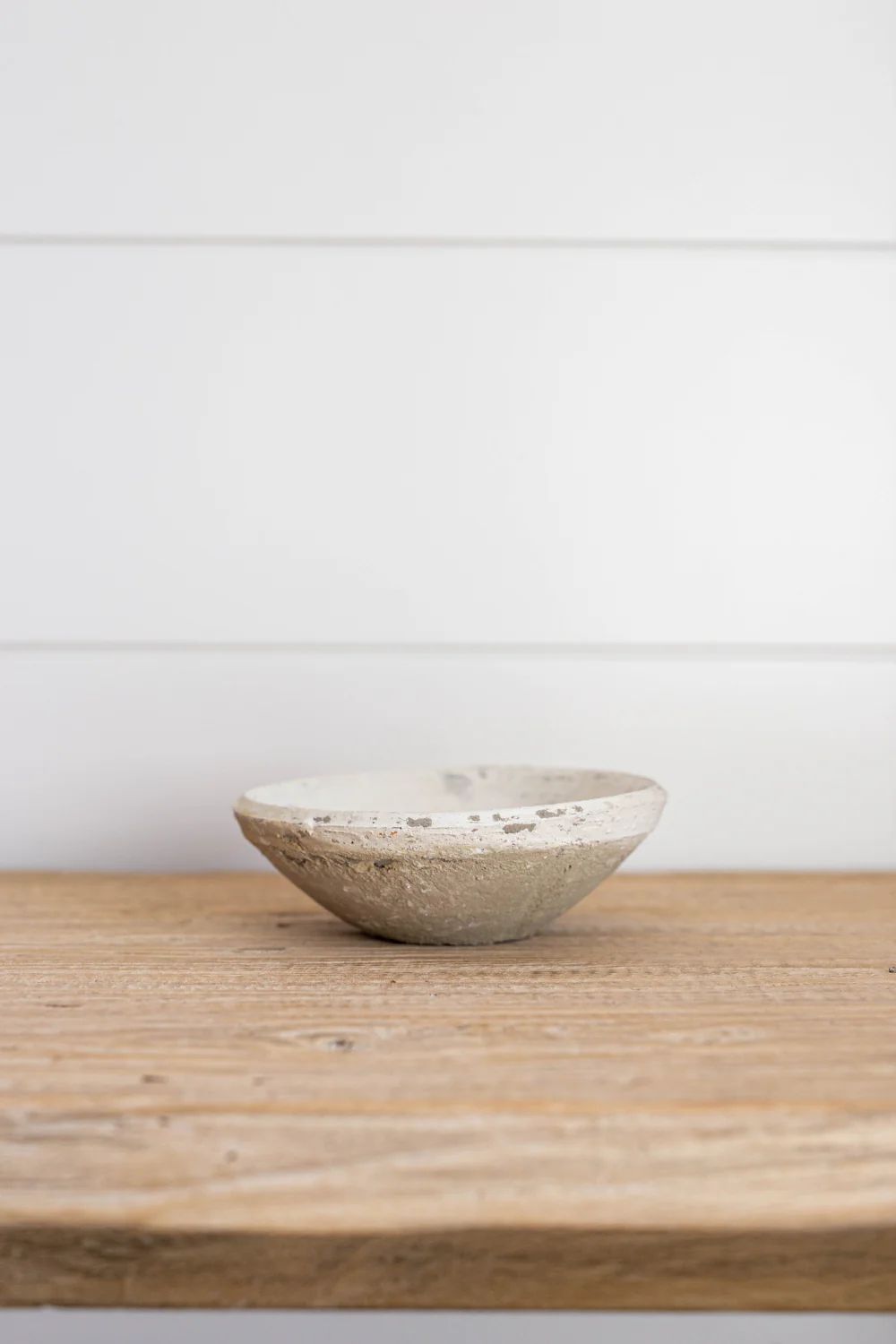Rustic Whitestone Terra Cotta Bowl Small | Luxe B Co