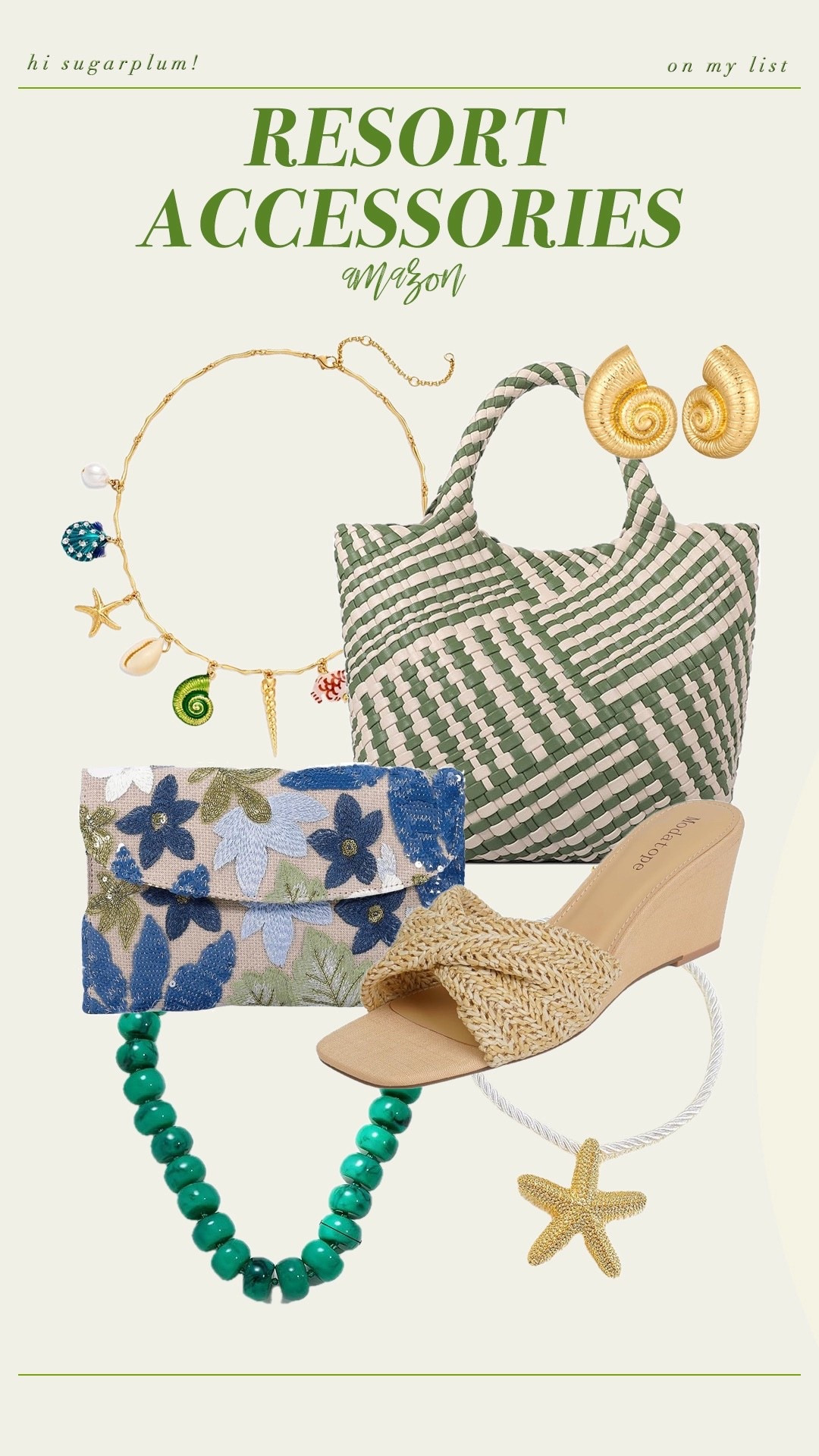 Resort Accessories: Amazon | Hi Sugarplum! #LTKFindsUnder100

#LTKSeasonal #LTKOver40