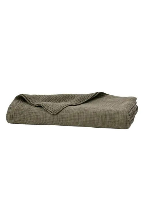 Boll & Branch Dream Bed Blanket in Pine at Nordstrom, Size King/california King | Nordstrom