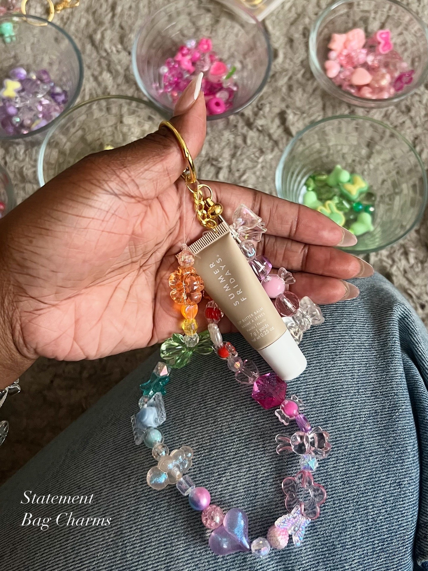DIY statement lip gloss keychain bag charm 

#LTKuk #LTKbeauty