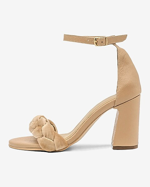 Kaanas Soho Velvet Braided Heel | Express