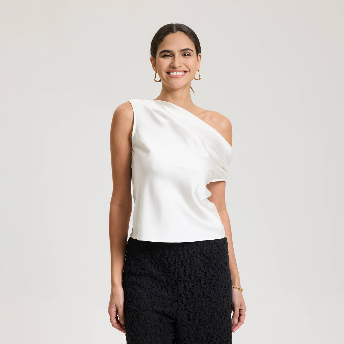 Women's Asymmetrical Shoulder Top - A New Day™ | Target