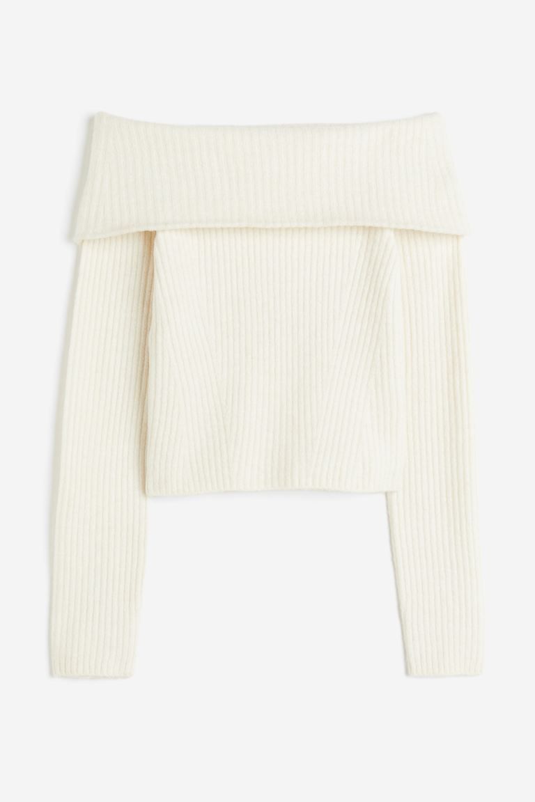 Off-the-shoulder Sweater | H&M (US + CA)