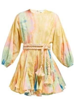 Ella tie-dyed cotton mini dress | Rhode Resort | MATCHESFASHION.COM US | Matches (US)
