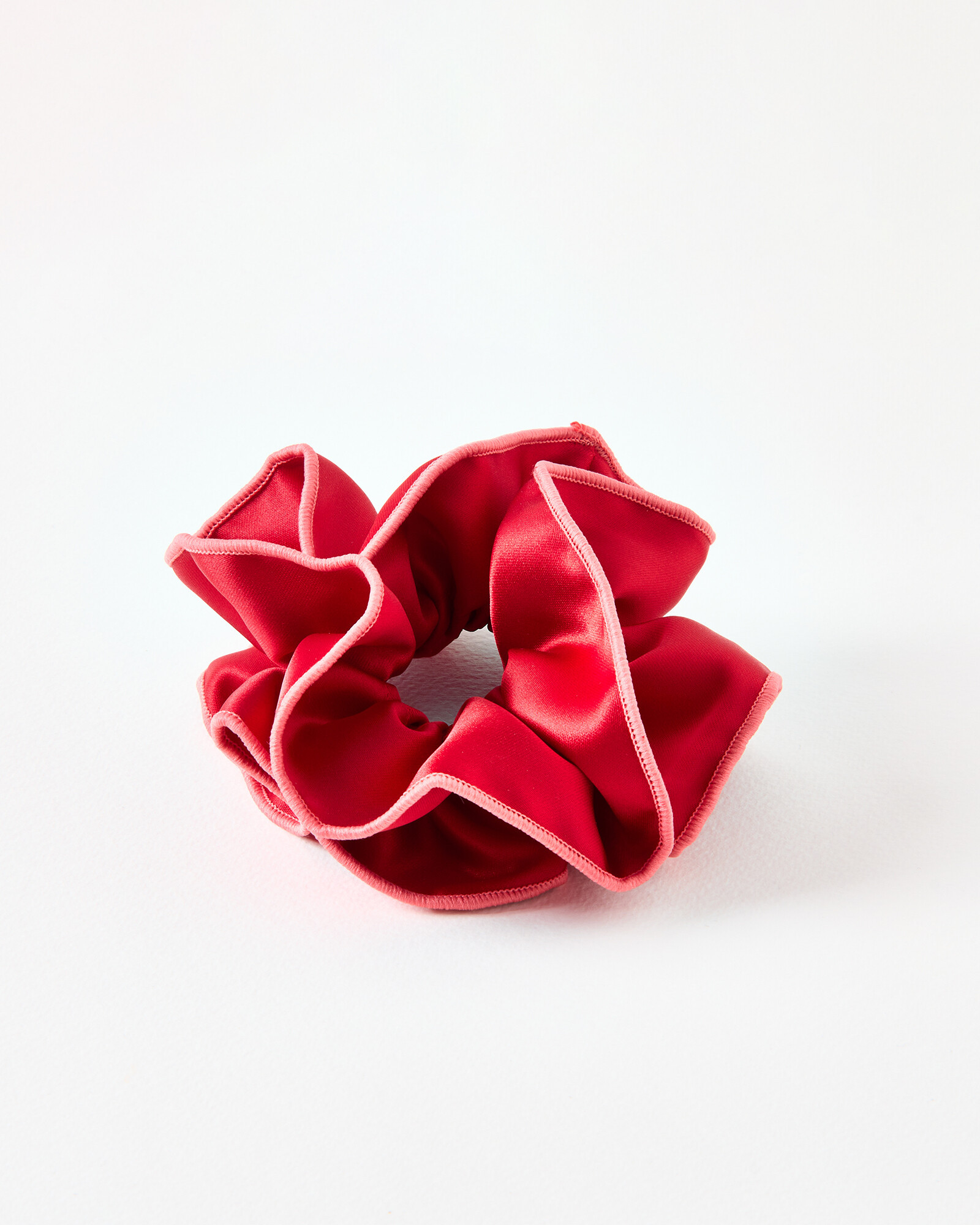 Kara Red Large Hair Scrunchie | Oliver Bonas | Oliver Bonas (Global)